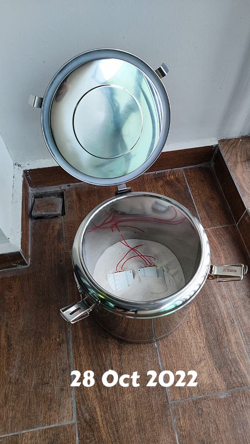 First Sand Battery prototype in apartment